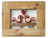 Quadro in legno riciclato